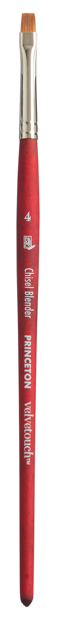PRINCETON Velvetouch univerzální štětec Chisel Blender s krátkou násadkou – 4