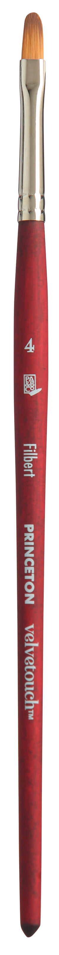 Univerzální štětec PRINCETON Velvetouch Filbert s krátkou násadkou – 4