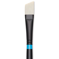 Šikmý umělecký štětec PRINCETON Aspen Angle Bright s dlouhou násadkou