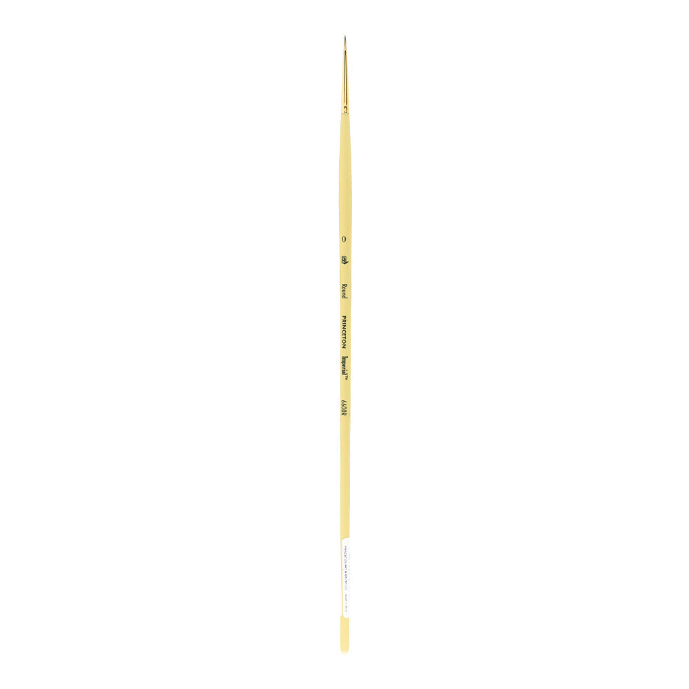 Olejový štětec PRINCETON Imperial Round syntetický mongoose s dlouhou násadkou – 0