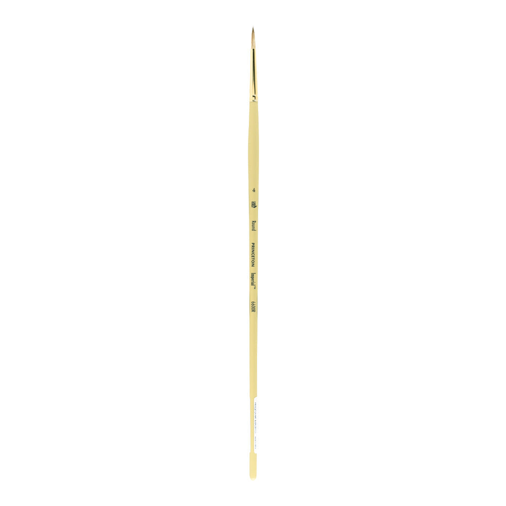 Olejový štětec PRINCETON Imperial Round syntetický mongoose s dlouhou násadkou – 4