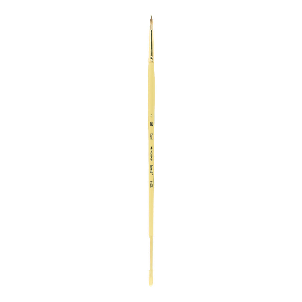 Olejový štětec PRINCETON Imperial Round syntetický mongoose s dlouhou násadkou – 6