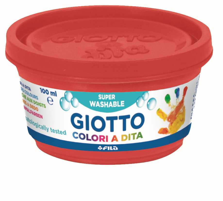 Prstové barvy GIOTTO Be-Be 6 x 100 ml