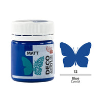 Akryl na dekorace, MATT, 20 ml, ROSA TALENT – Blue mat