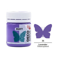 Akryl na dekorace, MATT, 20 ml, ROSA TALENT – Lavender mat