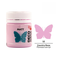 Akryl na dekorace, MATT, 20 ml, ROSA TALENT – Country Rose mat