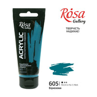 Akrylová barva, 60 ml, ROSA Gallery – Turquoise
