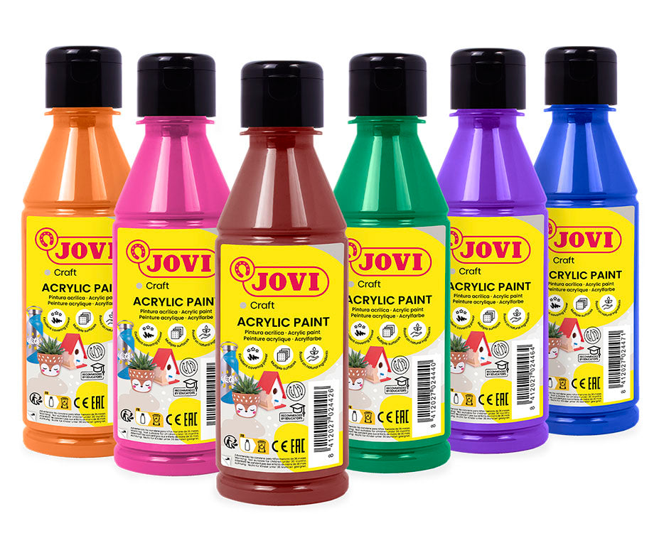 Sada akrylových barev JOVI Jovidecor 6 x 250 ml – varianta B