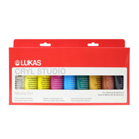 Sada akrylových barev LUKAS Cryl Studio 9 x 100 ml – 2