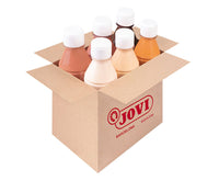 Sada dětských barev JOVI Premium tekutá tempera 6 x 250 ml tělové odstíny
