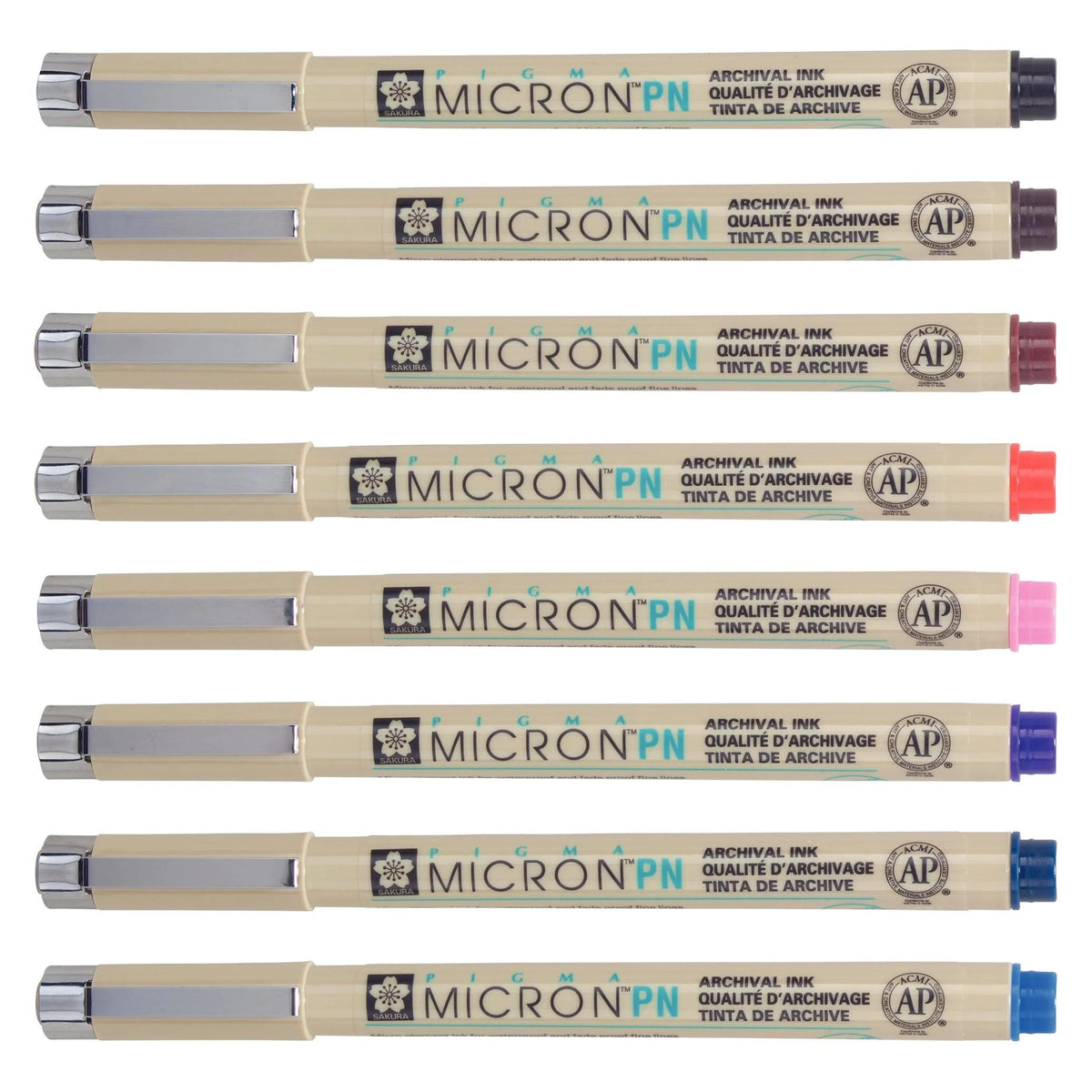 Sada technických per SAKURA Pigma Micron PN - 8 ks