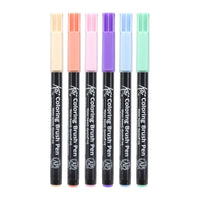 Sakura Koi Coloring Brush Pen akvarelové štětcové fixy – sada 6 ks Sweets