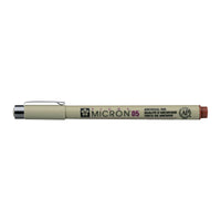 Sakura Pigma Micron 05 fineliner 0,45 mm – sada 6 barev – Hnědá