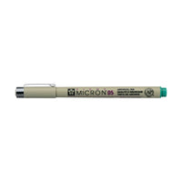 Sakura Pigma Micron 05 fineliner 0,45 mm – sada 6 barev – Zelená
