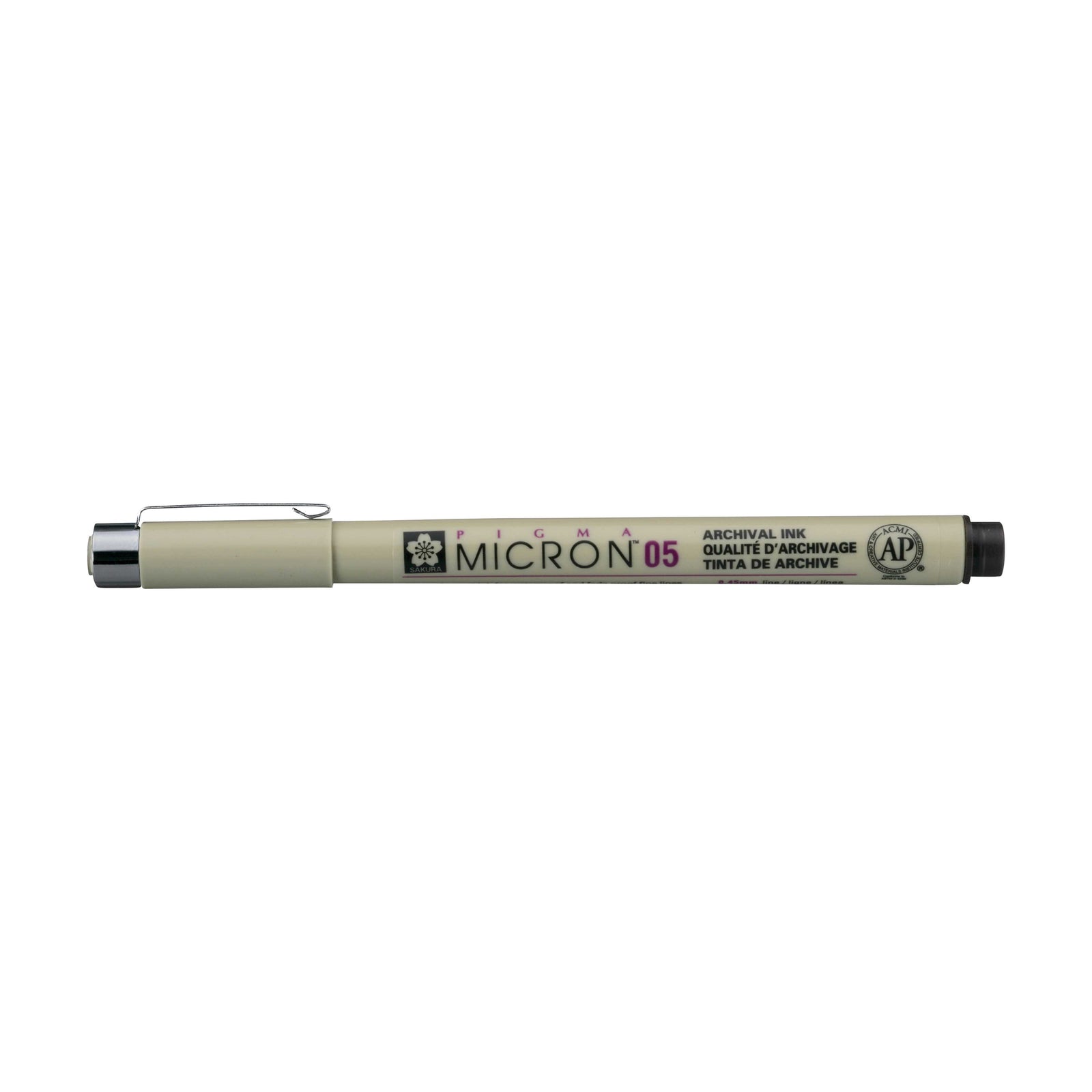 Sakura Pigma Micron 05 fineliner 0,45 mm – sada 6 barev – Sepie