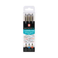 SAKURA Pigma Micron PN fineliner sada 3 ks - Black, Blue, Red