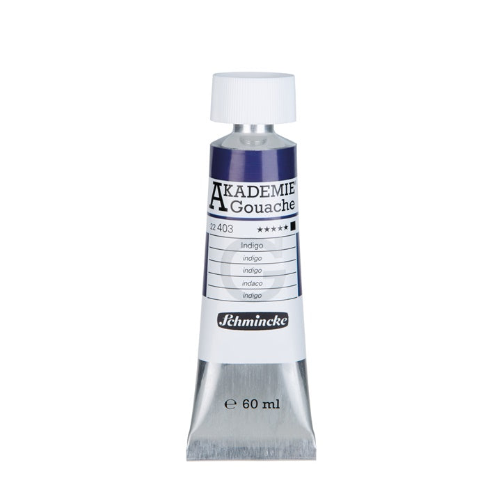 Schmincke Akademie kvašové barvy v tubě 60 ml – 403 indigo
