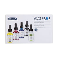 Schmincke AQUA DROP sada v kartonovém obalu, 5 x 30 ml (primární barvy) + krycí bílá