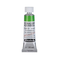 Schmincke Horadam akvarelová barva v tubě 15 ml - Onetz – 526 Permanentní zelená
