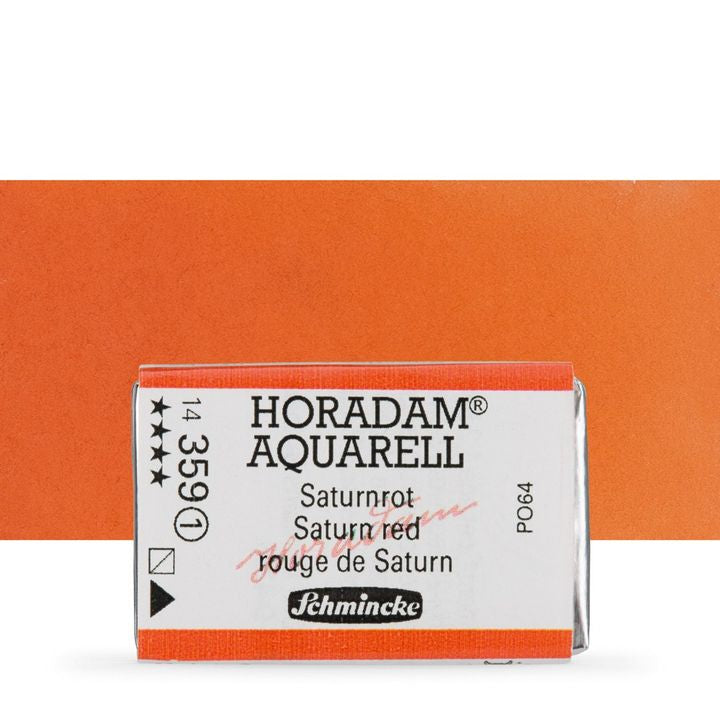 Schmincke Horadam akvarelové barvy v celé pánvičce – 359 Saturn červená