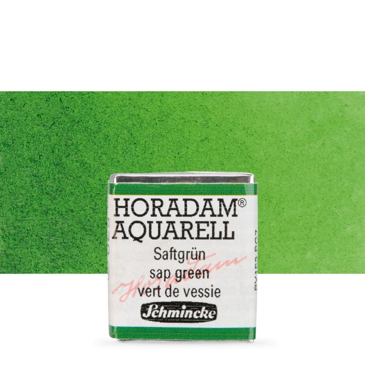 Schmincke Horadam akvarelové barvy v poloviční pánvičce – 530 sap green