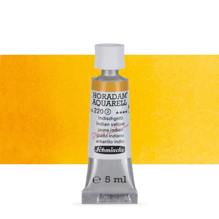 Schmincke Horadam akvarelové barvy v tubě 5 ml – 220 Indian yellow