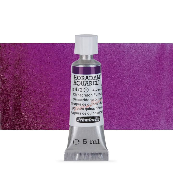 Schmincke Horadam akvarelové barvy v tubě 5 ml – 472 quinacridone fialová