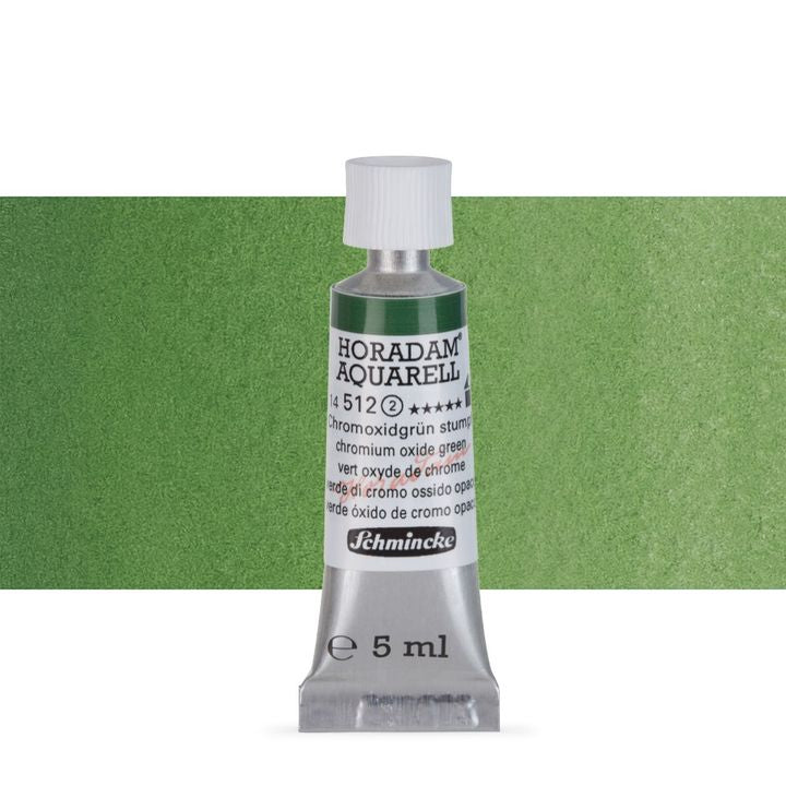 Schmincke Horadam akvarelové barvy v tubě 5 ml – 512 chromium oxide green
