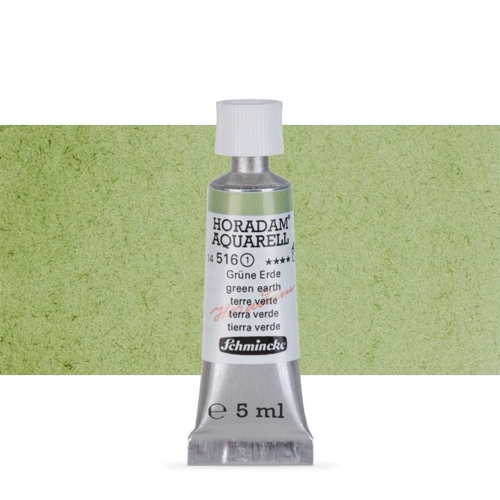 Schmincke Horadam akvarelové barvy v tubě 5 ml – 516 zelená earth