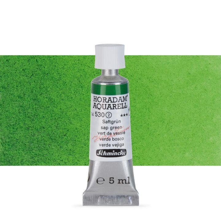 Schmincke Horadam akvarelové barvy v tubě 5 ml – 530 sap green