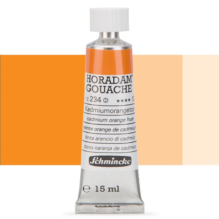 Schmincke Horadam Gouache 15ml – 234 cadmium oranžová hue