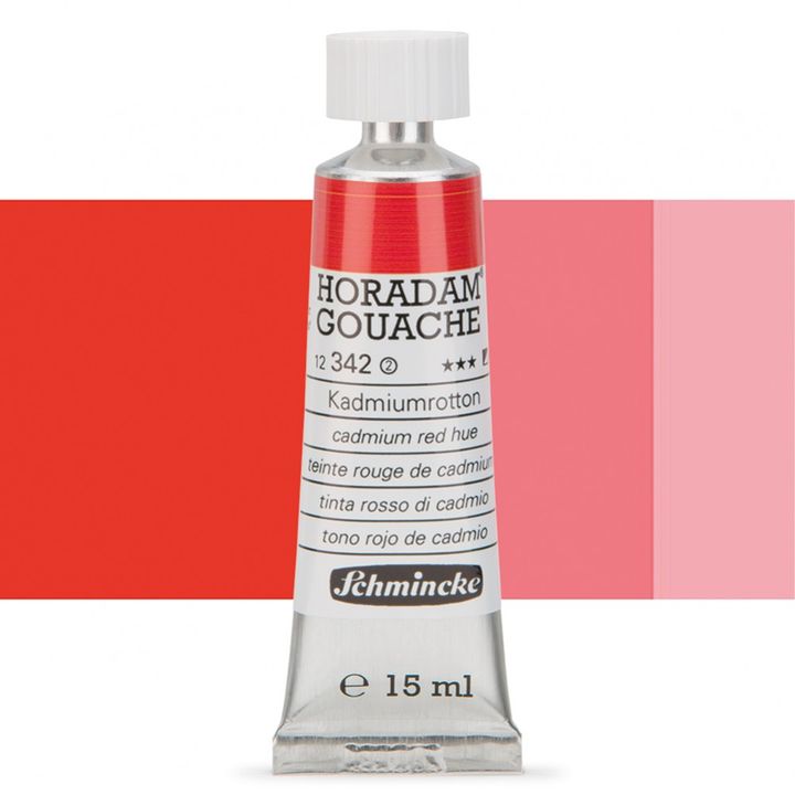 Schmincke Horadam Gouache 15ml – 342 cadmium červená hue
