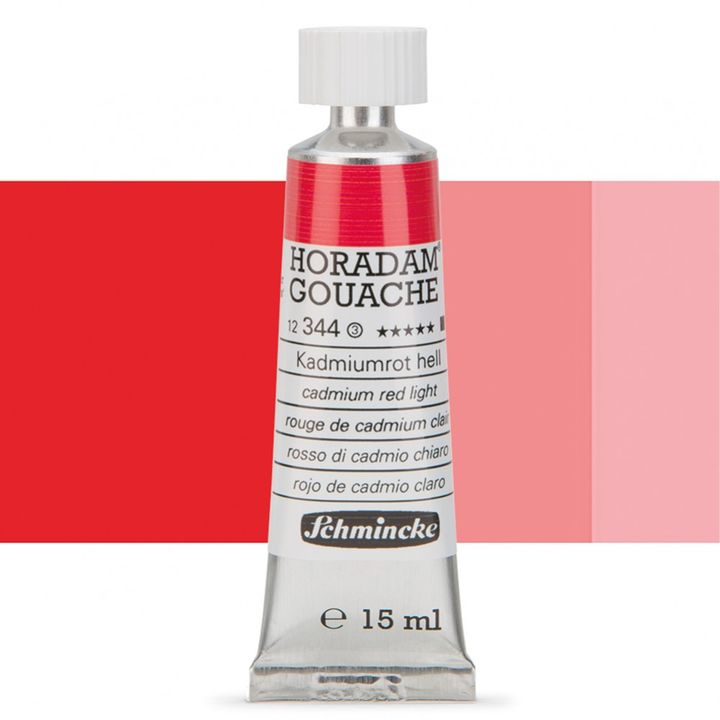 Schmincke Horadam Gouache 15ml – 344 cadmium svetločervená