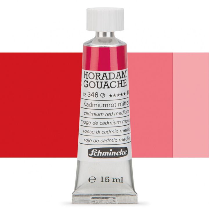 Schmincke Horadam Gouache 15ml – 346 cadmium červená middle
