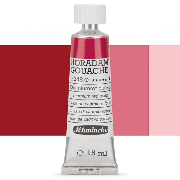 Schmincke Horadam Gouache 15ml – 348 cadmium červená deep