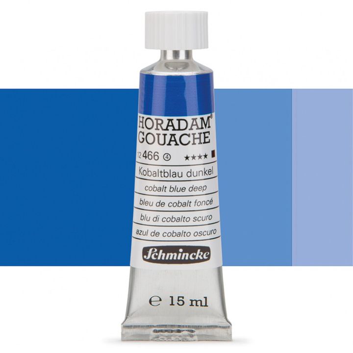 Schmincke Horadam Gouache 15ml – 466 sýta kobaltovomodrá