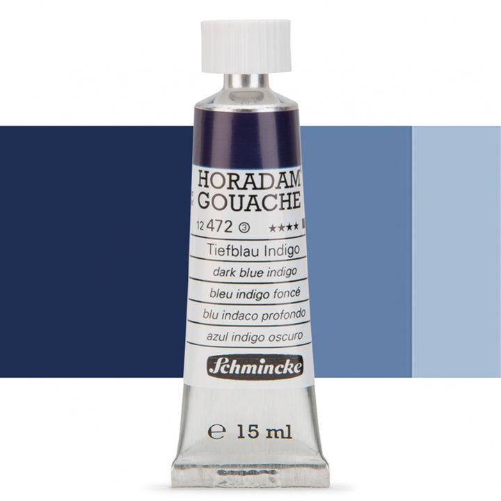 Schmincke Horadam Gouache 15ml – 472 tmavomodrá indigo
