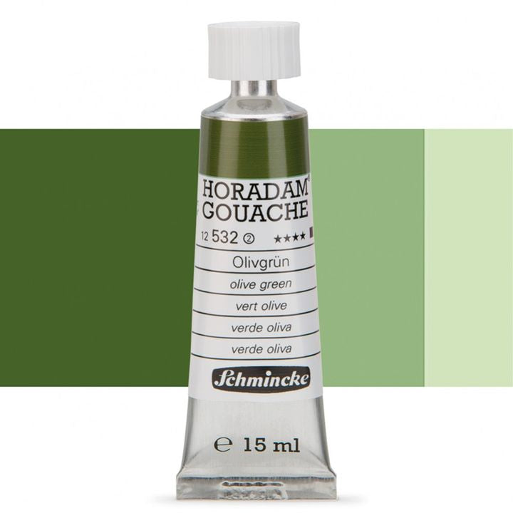 Schmincke Horadam Gouache 15ml – 532 olivovozelená