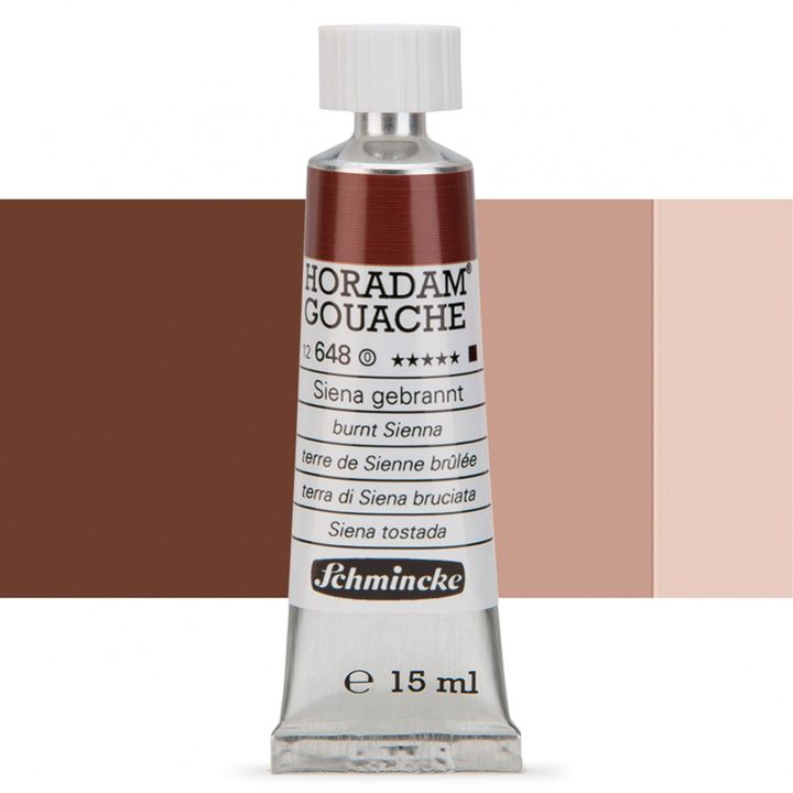 Schmincke Horadam Gouache 15ml – 648 pálená sienna