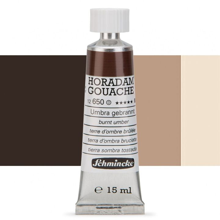 Schmincke Horadam Gouache 15ml – 650 pálená umbra