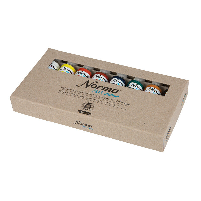 Schmincke NORMA Blue kartonový set, 8 x 35 ml