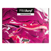 Schmincke PRIMAcryl dřevěný box s akrylovými barvami 10 x 35 ml + bílá 150 ml a štětce