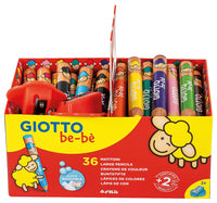 Silné kulaté pastelky GIOTTO be-bè školní balení