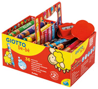 Silné kulaté pastelky GIOTTO be-bè školní balení