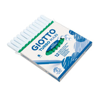 Silné vypratelné fixy GIOTTO Turbo Maxi 5 mm – trávově zelená