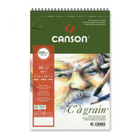 Skicák CANSON C a grain 224 g/m² A5, 30 listů, kroužková vazba