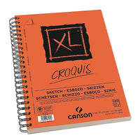 Skicák CANSON XL Croquis A5, 90 g/m², 60 listů, kroužková vazba vlevo