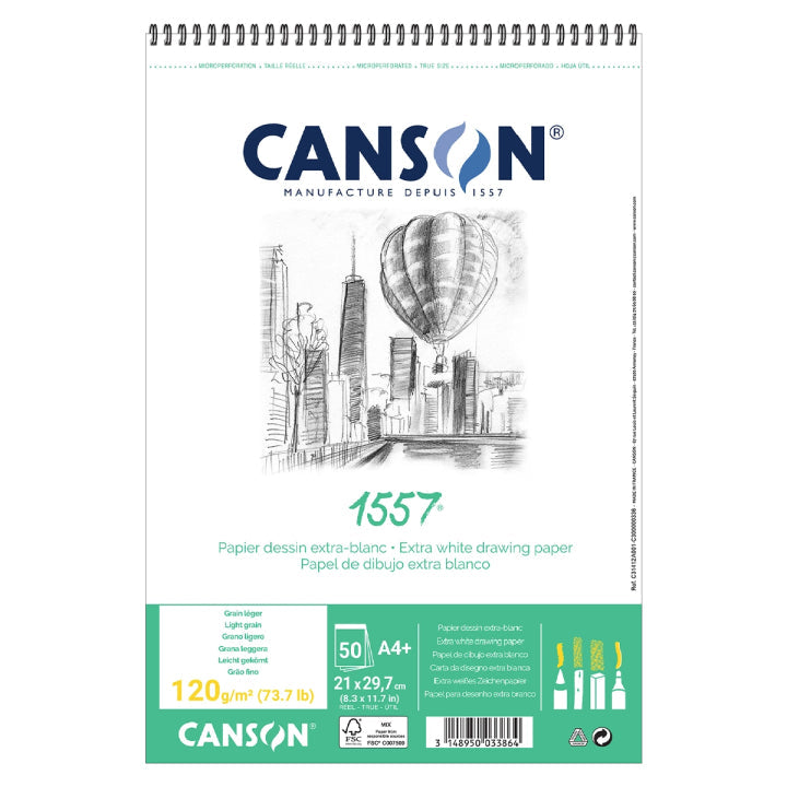 Skicovací blok CANSON 1557 - 120 g, 50 listů