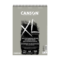 Skicovací blok CANSON XL Touch šedý 160 g/m² A4 – A3 - 40 listů