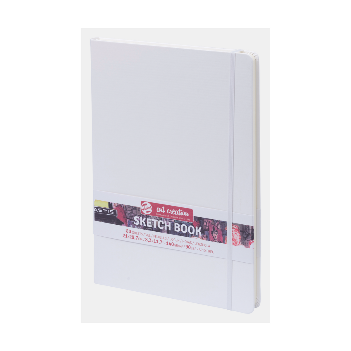 Skicovací blok TALENS Art Creation bílý 21 x 30 cm, 140 g – 80 listů
